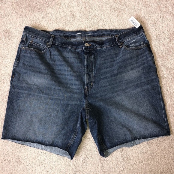 Old Navy High Waisted Shorts Slouchy Button-Fly Cut-Off Jean Shorts Size 26 NWTs - Picture 3 of 10